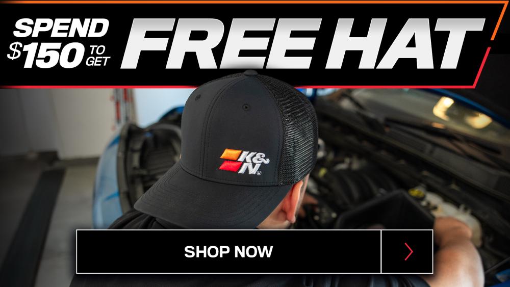 FREE HAT WITH $150 PURCHASE