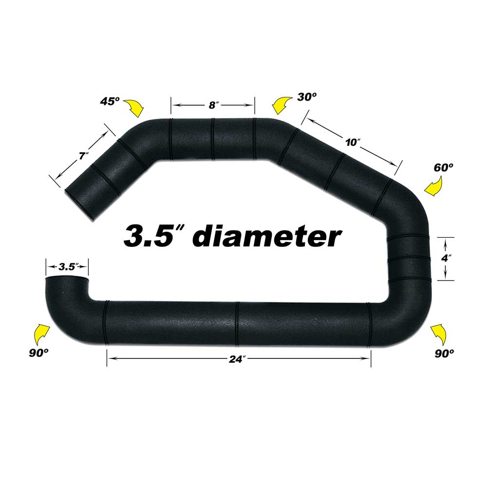 AIRAID - 100-350 - Engine Cold Air Intake Tube